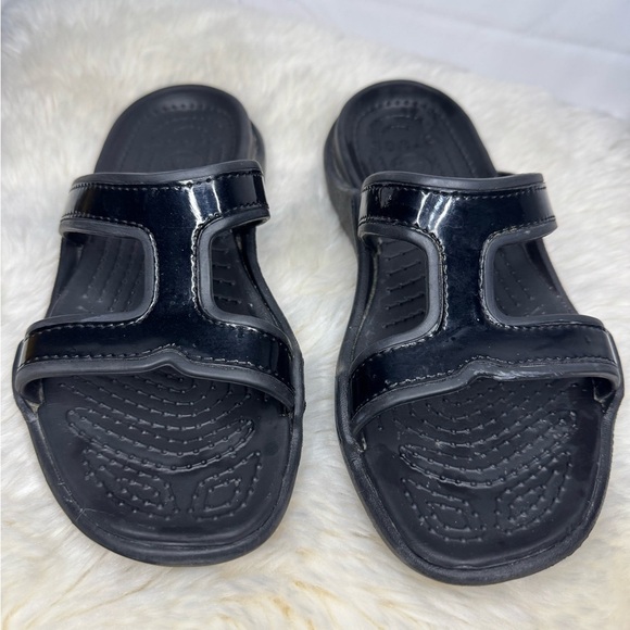 CROCS Shoes - Crocs Black Sandals - Size 9